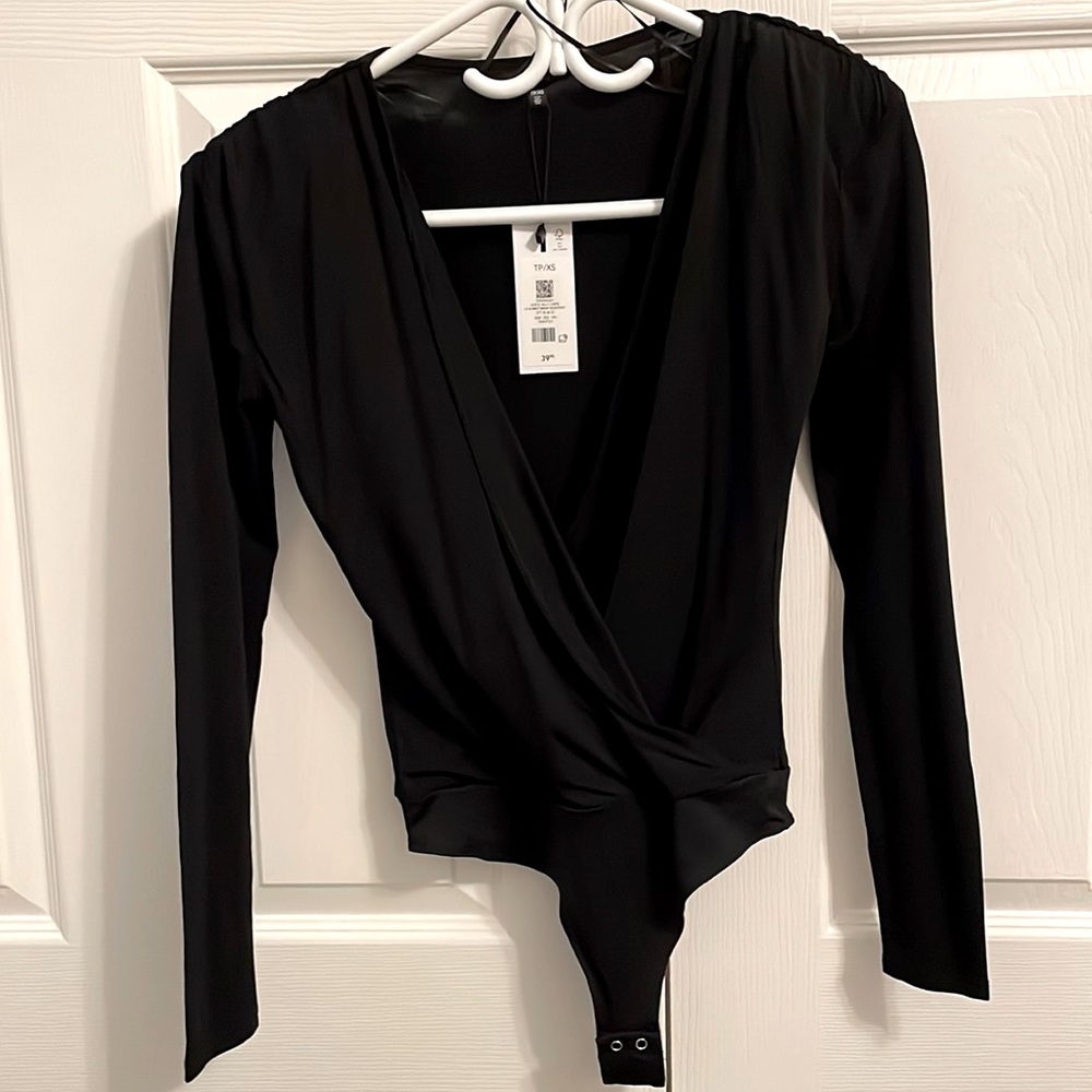 New Dynamite black bodysuit xs